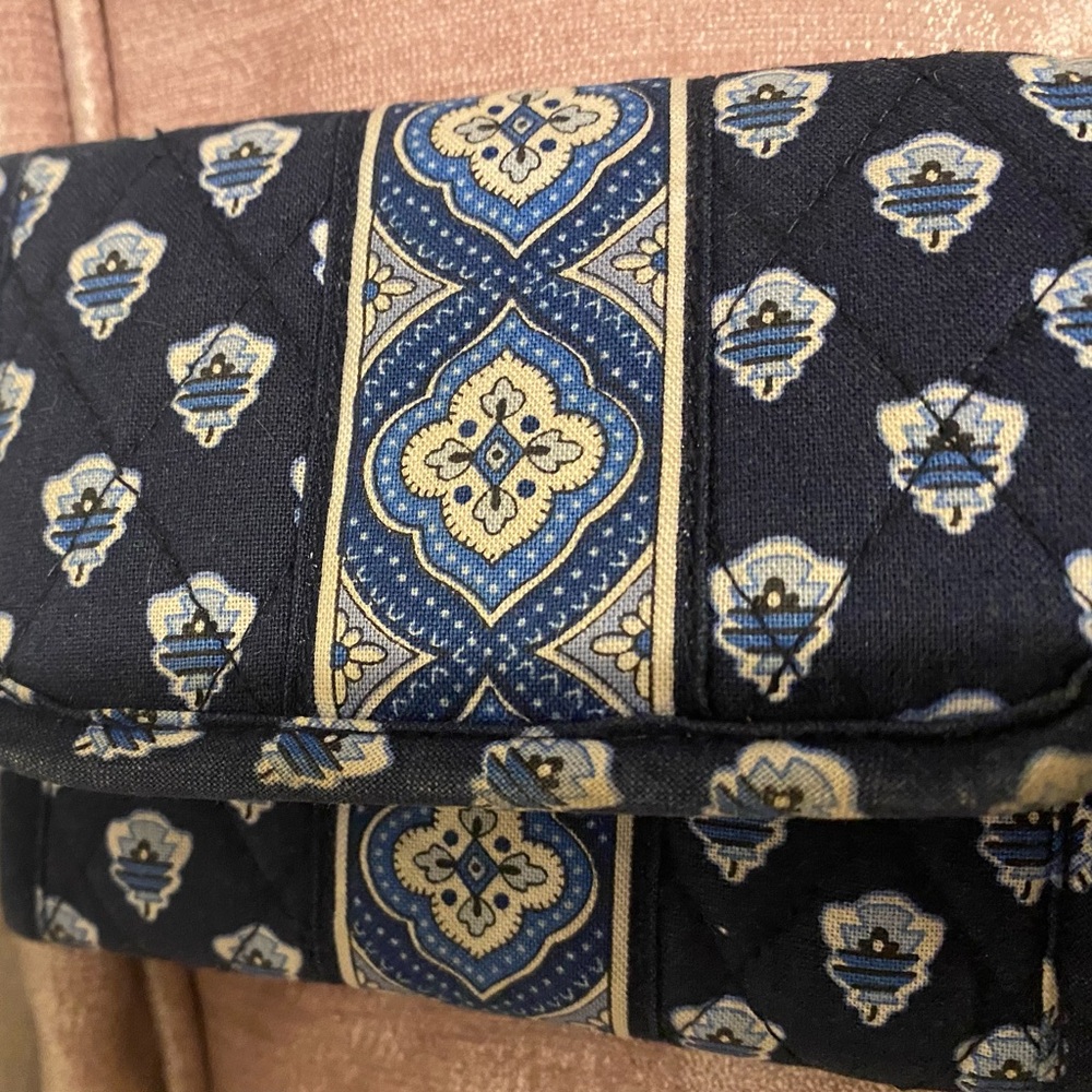 Vera Bradley Blue Patterned Wallet